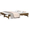 Sofá Cama | Cama Para Adultos Extraíble Madera Maciza Pino Marrón Miel 2x(90x190)cm Cfw469435