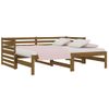 Sofá Cama | Cama Para Adultos Extraíble Madera Maciza Pino Marrón Miel 2x(90x190)cm Cfw843411