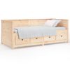 Sofá Cama | Cama Individual | Cama Para Adultos Madera Maciza De Pino 80x200 Cm Cfw92710