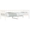 Sofá Cama | Cama Para Adultos Madera Maciza De Pino Blanco 90x190 Cm Cfw585300