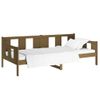 Sofá Cama | Cama Para Adultos Madera Maciza De Pino Marrón Miel 80x200 Cm Cfw389458