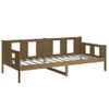 Sofá Cama | Cama Para Adultos Madera Maciza De Pino Marrón Miel 80x200 Cm Cfw389458