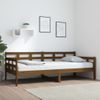 Sofá Cama | Cama Para Adultos Madera Maciza De Pino Marrón Miel 90x200 Cm Cfw588746