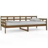 Sofá Cama | Cama Para Adultos Madera Maciza De Pino Marrón Miel 90x200 Cm Cfw588746