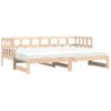 Sofá Cama | Cama Para Adultos Nido Madera Maciza De Pino 90x190 Cm Cfw114185