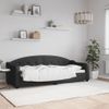 Sofá Cama | Cama Individual | Cama Para Adultos Tela Negro 80x200 Cm Cfw95233