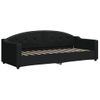 Sofá Cama | Cama Individual | Cama Para Adultos Tela Negro 80x200 Cm Cfw95233