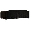 Sofá Cama | Cama Individual | Cama Para Adultos Tela Negro 90x200 Cm Cfw82916