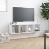 Estantería/mueble Tv | Mueble De Salón | Armario Tv Blanco 143x30x36 Cm Cfw761789