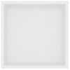 Mueble Tv De Pared | Mueble De Salón | Armario Tv Madera Contrachapada Blanco 102x35x35cm Cfw776778