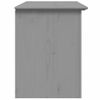 Mueble Tv | Mueble De Salón | Armario Tv Con 2 Cajones Bodo Madera De Pino Gris 91x43x56 Cm Cfw776889