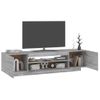 Mueble Tv | Mueble De Salón | Armario Tv Con Luces Led Gris Sonoma 160x35x40 Cm Cfw776992