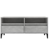 Mueble Tv | Mueble De Salón | Armario Tv Madera Contrachapada Gris Hormigón 100x34,5x44,5cm Cfw777552