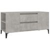 Mueble Tv | Mueble De Salón | Armario Tv Madera Contrachapada Gris Hormigón 102x44,5x50 Cm Cfw777566