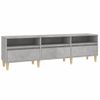 Mueble Tv | Mueble De Salón | Armario Tv Madera Contrachapada Gris Hormigón 150x30x44,5 Cm Cfw777576