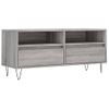 Mueble Tv | Mueble De Salón | Armario Tv Madera Contrachapada Gris Sonoma 100x34,5x44,5 Cm Cfw777588