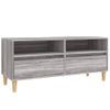 Mueble Tv | Mueble De Salón | Armario Tv Madera Contrachapada Gris Sonoma 100x34,5x44,5 Cm Cfw777591