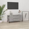 Mueble Tv | Mueble De Salón | Armario Tv Madera Contrachapada Gris Sonoma 102x44,5x50 Cm Cfw777613