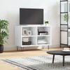 Mueble Tv | Mueble De Salón | Armario Tv Madera De Ingeniería Blanco 69,5x30x50 Cm Cfw777742