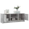 Mueble Tv | Mueble De Salón | Armario Tv Madera De Ingeniería Gris Hormigón 102x30x37,5 Cm Cfw777773