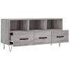 Mueble Tv | Mueble De Salón | Armario Tv Madera De Ingeniería Gris Sonoma 102x36x50 Cm Cfw777809