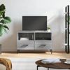Mueble Tv | Mueble De Salón | Armario Tv Madera De Ingeniería Gris Sonoma 80x36x50 Cm Cfw777830