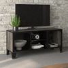 Mueble Tv | Mueble De Salón | Armario Tv Metal Y Mdf Gris 105x36x47 Cm Cfw778172