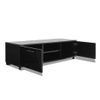 Mueble Tv | Mueble De Salón | Armario Tv Negro Brillo 120x40,5x35 Cm Cfw778179