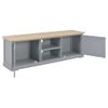 Mueble Tv | Mueble De Salón | Armario Tv De Madera Gris 120x30x40 Cm Cfw778391