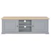 Mueble Tv | Mueble De Salón | Armario Tv De Madera Gris 120x30x40 Cm Cfw778391