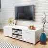 Mueble Tv | Mueble De Salón | Armario Tv Blanco Brillante 120x40,5x35 Cm Cfw778439