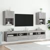 Mueble Tv | Mueble De Salón | Armario Tv Con Luces Led Gris Sonoma 40,5x30x60 Cm Cfw778476