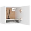 Mueble Tv De Pared | Mueble De Salón | Armario Tv Blanco 30,5x30x30 Cm Cfw778687