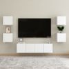 Mueble Tv De Pared | Mueble De Salón | Armario Tv Blanco 30,5x30x30 Cm Cfw778687