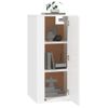 Mueble Tv De Pared | Mueble De Salón | Armario Tv Blanco 40x34,5x80 Cm Cfw778690