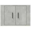 Mueble Tv De Pared | Mueble De Salón | Armario Tv Gris Hormigón 57x34,5x40 Cm Cfw778711