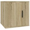 Mueble Tv De Pared | Mueble De Salón | Armario Tv Roble Sonoma 40x34,5x40 Cm Cfw778757