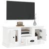 Mueble Tv | Mueble De Salón | Armario Tv Madera Contrachapada Blanco 100x35,5x45 Cm Cfw778786