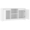 Mueble Tv | Mueble De Salón | Armario Tv Madera Contrachapada Blanco 102x37,5x52,5 Cm Cfw778799