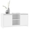 Mueble Tv | Mueble De Salón | Armario Tv Madera Contrachapada Blanco 102x37,5x52,5 Cm Cfw778799