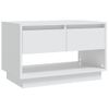 Mueble Tv | Mueble De Salón | Armario Tv Madera Contrachapada Blanco 70x41x44 Cm Cfw778817