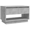 Mueble Tv | Mueble De Salón | Armario Tv Madera Contrachapada Gris Hormigón 70x41x44 Cm Cfw778886