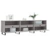 Mueble Tv | Mueble De Salón | Armario Tv Madera Contrachapada Gris Sonoma 150x30x44,5 Cm Cfw778913