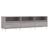 Mueble Tv | Mueble De Salón | Armario Tv Madera Contrachapada Gris Sonoma 150x30x44,5 Cm Cfw778914