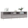 Mueble Tv | Mueble De Salón | Armario Tv Madera Contrachapada Gris Sonoma 150x30x44,5 Cm Cfw778914