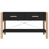 Mueble Tv | Mueble De Salón | Armario Tv Madera Contrachapada Negro 82x38x45 Cm Cfw779019