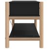 Mueble Tv | Mueble De Salón | Armario Tv Madera Contrachapada Negro 82x38x45 Cm Cfw779019