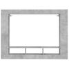 Mueble Tv | Mueble De Salón | Armario Tv Madera De Ingeniería Gris Hormigón 152x22x113 Cm Cfw779170