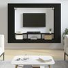 Mueble Tv | Mueble De Salón | Armario Tv Madera De Ingeniería Negro 152x22x113 Cm Cfw779188