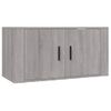 Set De 2 Uds Muebles Tv | Mueble De Salón | Armario Tv Madera Contrachapada Gris Sonoma Cfw789080